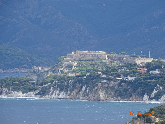 Blick auf napoleon seine Festung 