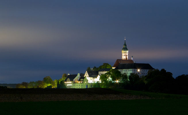 Dezember 2016 - Kloster Andechs bei Nacht