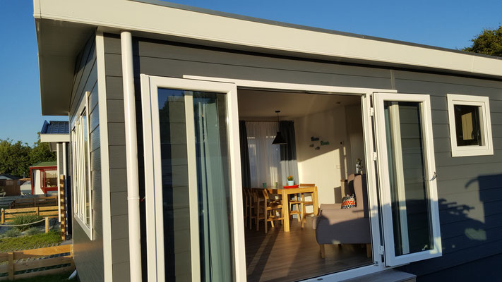 Doppelflügige Terrassentüre