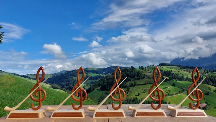 Notenschlüssel Alphorn Pokal