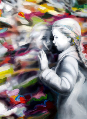 Mirror, Öl auf Leinwand, 150 x 110cm, 2014