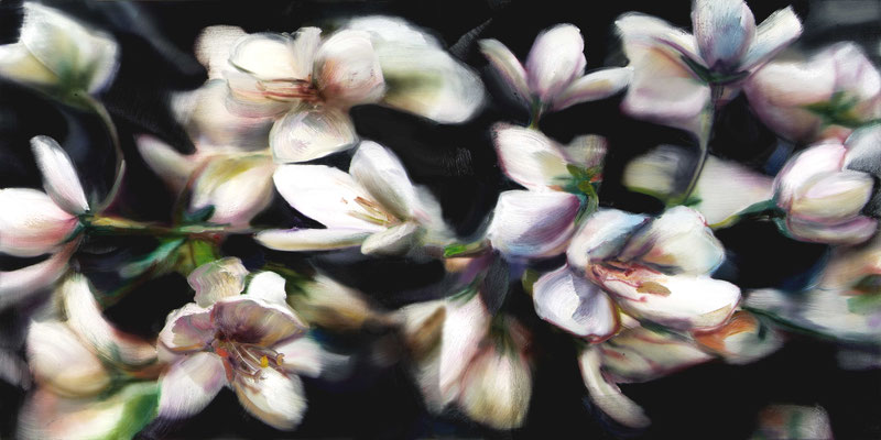 Vivace maestoso, Öl auf Leinwand, 140 x 280cm (zweiteilig), 2016