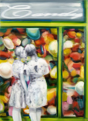 Candy shop, Öl auf Leinwand, 180 x 130cm, 2014