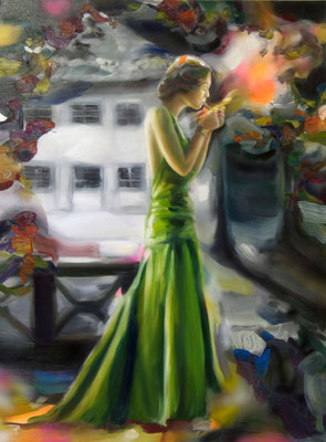 Entdeckung, Öl auf Leinwand, 120 x 160cm, 2014