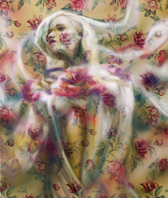 Angel, Öl auf Stoff, 130 x 110cm, 2012