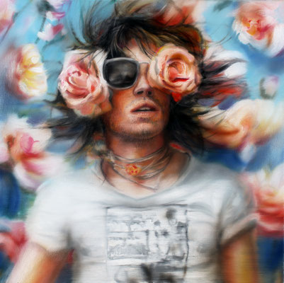 Jonathan, Öl auf Leinwand, 60 x 60cm, 2024