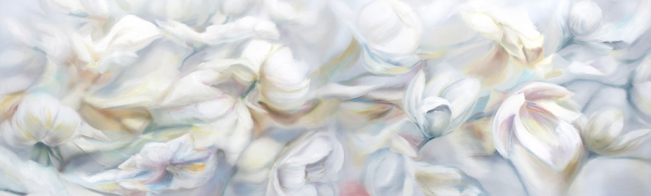 o.T., Öl auf Leinwand, 110 x 360cm, 2022