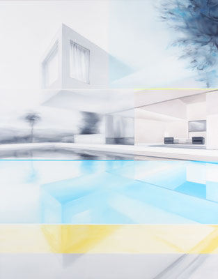 Homage to Richard-lemon, Öl auf Leinwand, 140 x 110cm, 2025 