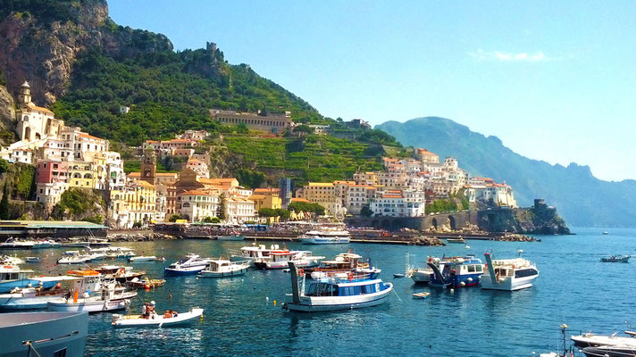 Landscape of the Amalfi coast