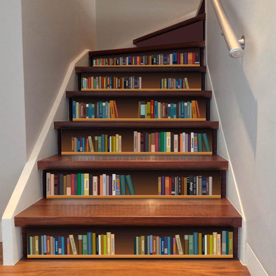 Une bibliothèque dans votre escalier ? Demandé ID4Home 
