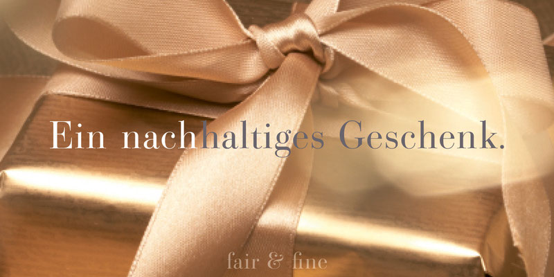 Geschenkgutscheine Fair Trade und nachhaltige Produkte