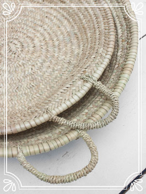 Bohemian Style mit XXL-Korbtabletts