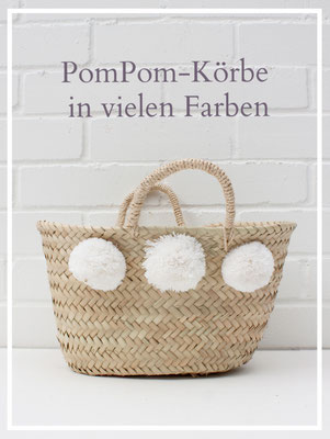 Wäschekörbe, Marktkörbe, Osterkörbe -- handgemachte Korbwaren in vielen Formen und Farben 