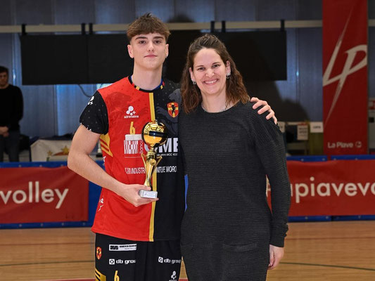 MVP Miglior giocatore del tirneo Simone Porro Volley Treviso