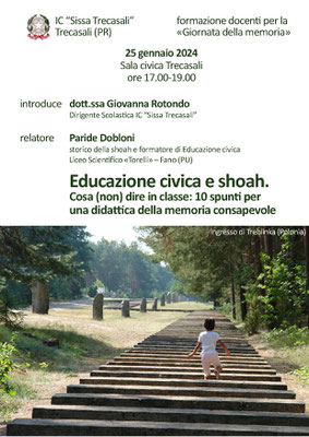 Per la "Giornata della memoria" 2024 mi trovate qui...