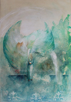 Angel of Healing - 70 x 100 x 4,5 cm - SOLD