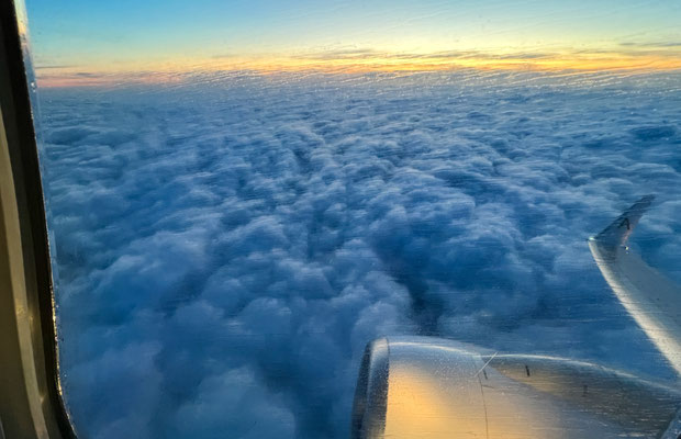 Flug nach Kittilä / Nordfinnland