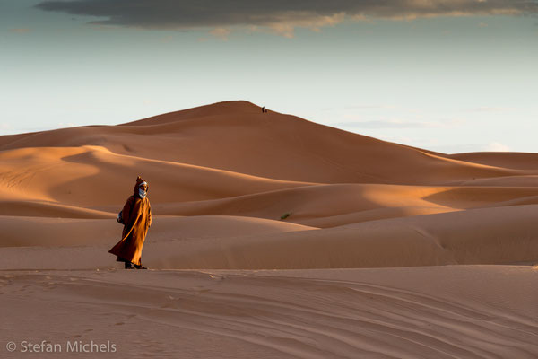 Sahara - Kurz nach Sonnenaufgang.