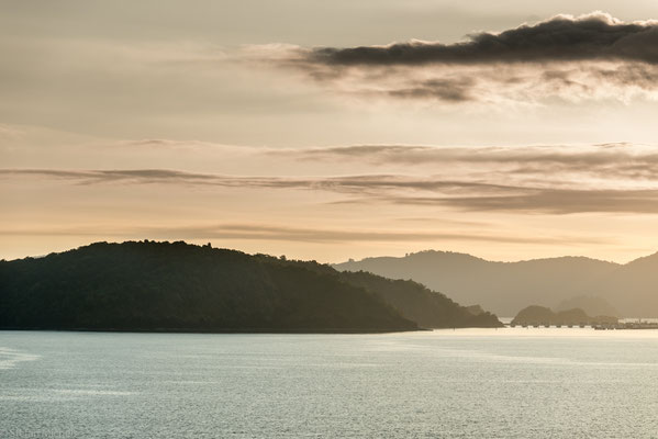 Sonnenaufgang vor Langkawi.