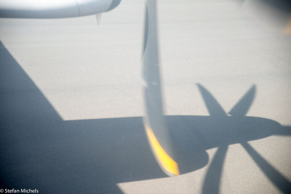 Auf dem Weg per Flugzeug nach Gondar.