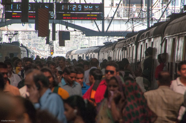 Bombay, am Hauptbahnhof