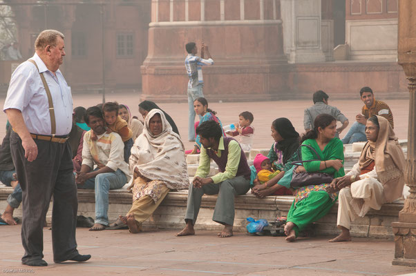 Jama Masjid, Gebetshalle ist nach Mekka ausgerichtet