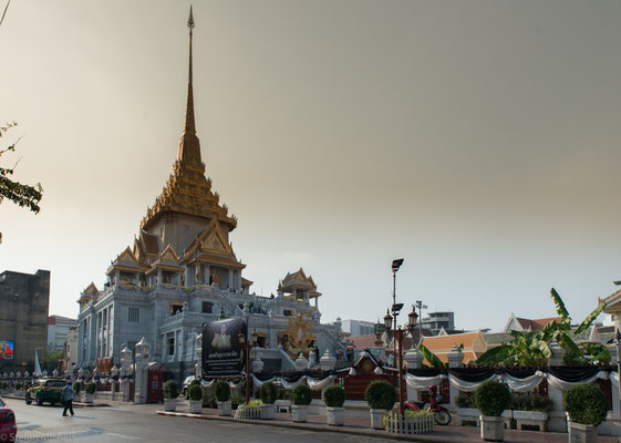 Der goldene Buddha in Bangkok.