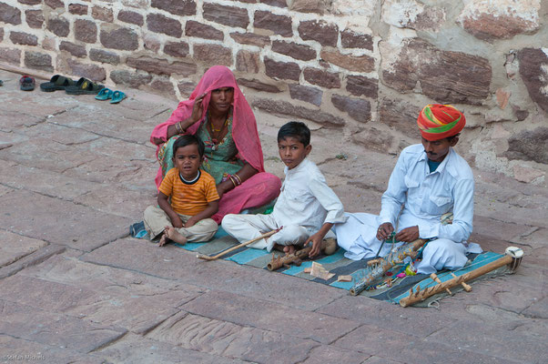 Im Fort, 123 Meter über Jodhpur