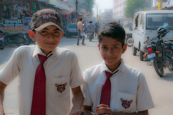 Schüler in Jaipur