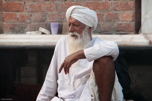 Im Sikh-Tempel, Delhi