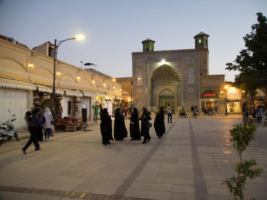 Abendstimmung in Shiraz .