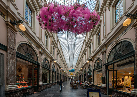 Brüssel - Königliche Galerie Saint Hubert, eine der ältesten überdachten Einkaufspassagen Europas