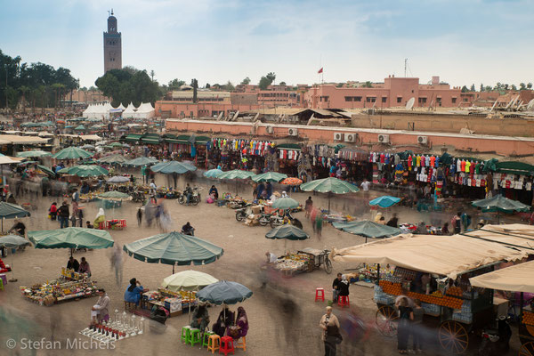 Marrakesh -Bei einem Terroranschlag am 28. April 2011 auf ein Café am belebten Marktplatz Djemaa el Fna starben mindestens 17 Menschen, darunter viele Touristen.