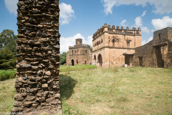 Gondar - Camelot Afrikas, Herzstück der Palast Kaiser Fasilidas aus dem Jahre 1632.