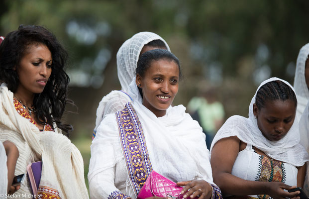 Gondar - berühmte Wandgemälde zählen zu den schönsten des Landes.