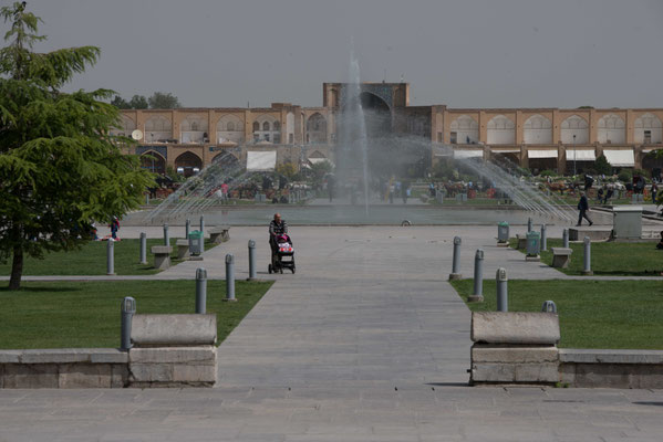 Der Meydan von Isfahan, der zentrale Platz der Stadt.