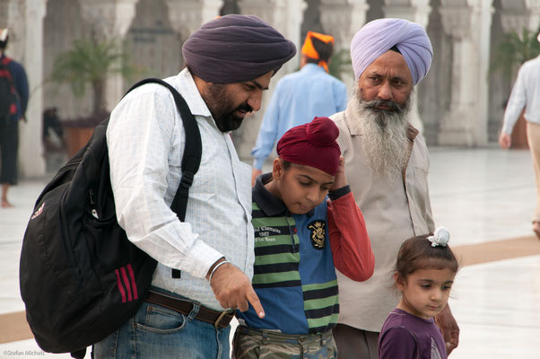 Im Sikh-Tempel, Delhi