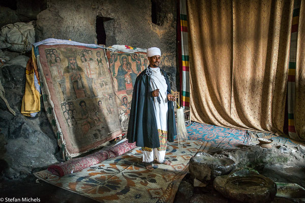 Lalibela - In jeder Kirche die Bundeslade als Kopie.