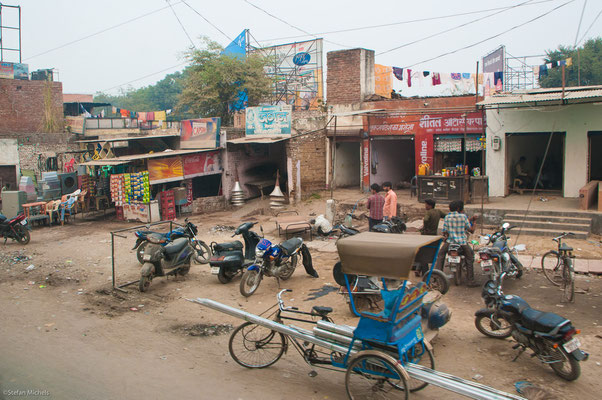 Straßenszene in Agra