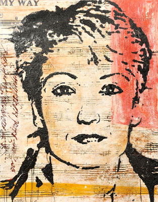 My Way, Mischtechnik auf Leinwand, 120x95 cm