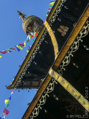 Exponattitel: Nepaltempel - Wiesent  2023 - 10/22 - Exponatgröße: 15 x 20 cm - Art: fineART - © by Pelz Kreativ 2023