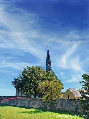 Exponattitel: Adlersberg Regensburg Nr. 1 / Klosterkirche Adlersberg - Exponatgröße: 15 x 20 cm - Art: fineART - © by Emil Pelz 2025
