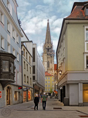 Blick zum Dom von der Pfauengasse aus - Copyright by Pelz 2018