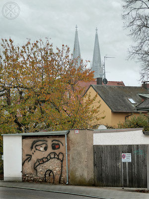 Bildtitel: Graffiti unterm Dom - 15 x 20 - Copyright by Emil Pelz 2017