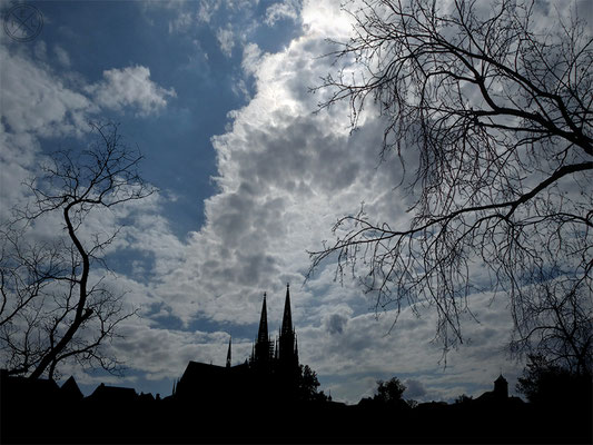 Silhouette von Regensburg - Copyright by Pelz 2018
