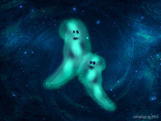 Titel: Um Mitternacht - Größe: 30 x 40 - Art: digiART - © by Emil Pelz 2024