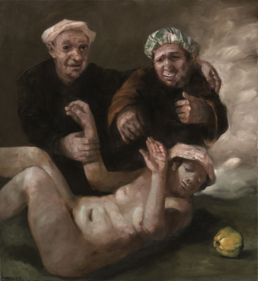 Pavel Feinstein: *N 1175*, 2007, Öl/Leinwand, 120 x 110 m