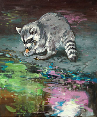 Hartmut Kiewert: *Lichter II*, 2022, Öl/Leinwand, 60 x 50 cm
