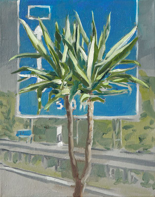 Hartmut Kiewert: *Markierung XXV*, 2022, Öl/Leinwand, 30 x 24 cm