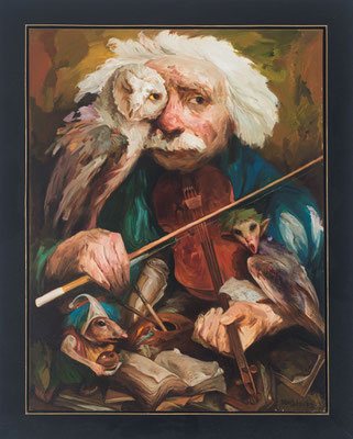 Yongbo Zhao: *Capriccio II*, 2022, Öl/Leinwand, 130 x 110 cm